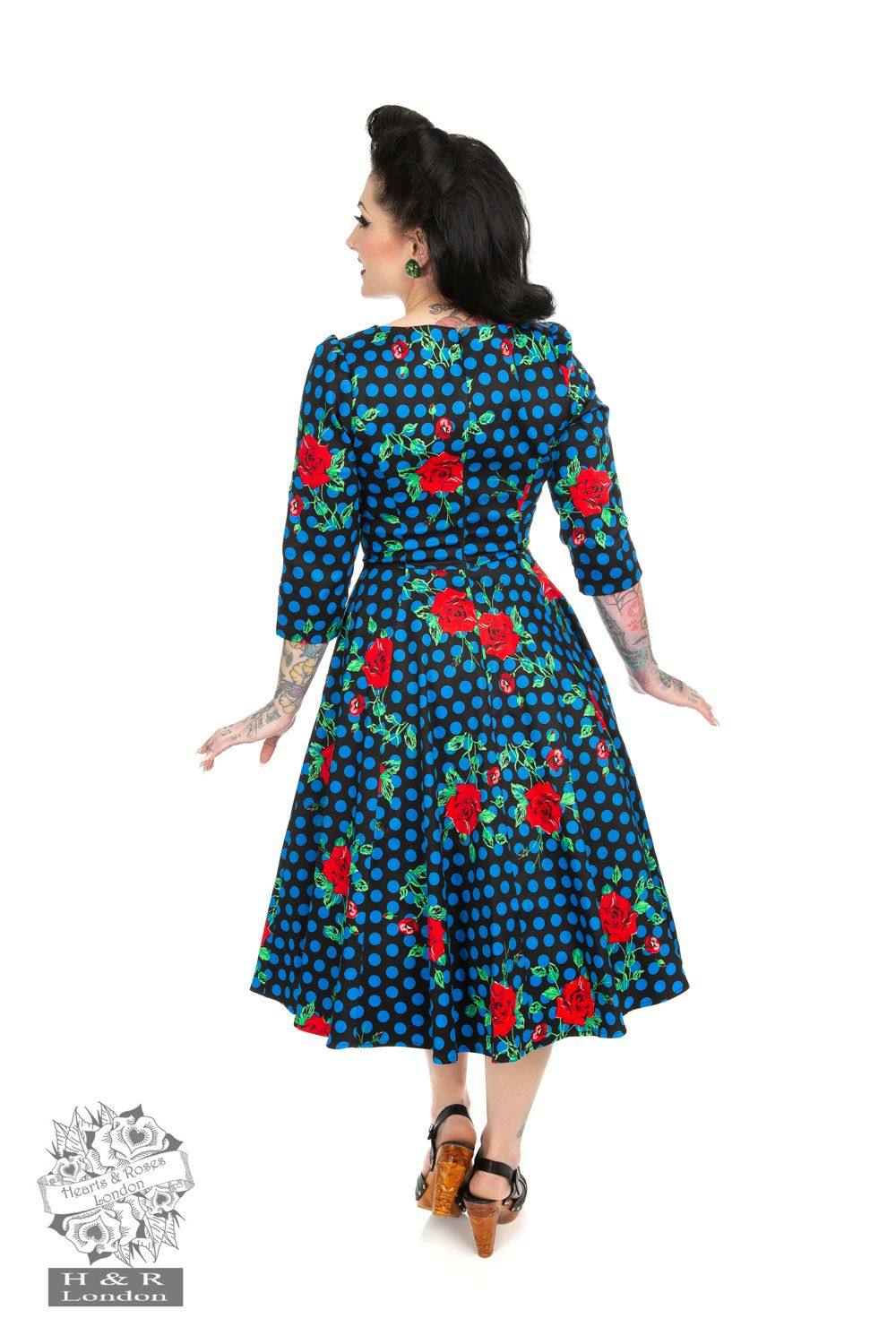 Olivia Rose Polka Dot Swing Dress